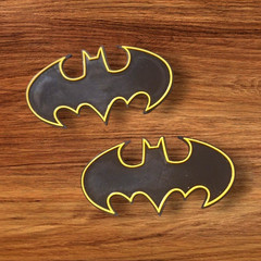 Batman Logo jibetz Black/Gold