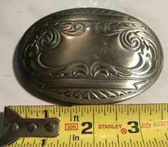 Nice Western Light Weight Silver Tone Cowboy Men’s Rodeo Ranch Belt Buckle