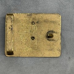 Vintage Rotary International Belt Buckle Mens One Size Gold Brass Western Logo