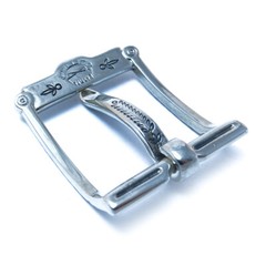 German silver belt buckle Spring sun, Pin type buckle, Frame ruzsha buckle