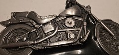 Harley Davidson Belt Buckle Vintage 1993 Siskiyou Buckle C-87 USA Motorcycle