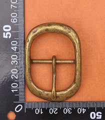 Men Vintage Retro Brass Classic Pin Center Bar Metal Belt Buckle Fit 31MM Straps
