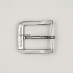 UK Men Stainless Steel Pin Buckle for Leather Belt Replacement Snap on 40mm New