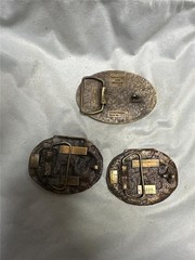 Vintage Tisco Tractor Supply Belt Buckle Lot of Three Buckles