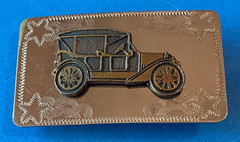 Vintage Ford ? GM ? Chrysler ? America Car Hand Made Belt Buckle