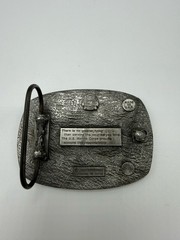 Military Belt Buckle Pewter U S Marine Corps Montage 90’s Made In The USA
