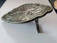 Vintage Bergamot Brass works Sailing boat Sunset Belt Buckle 1977 D-48