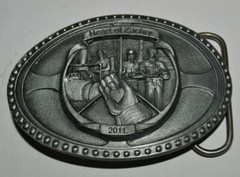 2011 Heart of Zachary Cape Canaveral Energy Center Award Silver Tone Belt Buckle