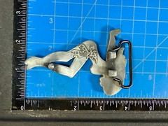 Sexy Woman Silhouette Mud Flap Girl Trucker Chick Belt Buckle By Buckle Rage