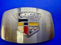Cadillac Logo?? Emblem with Rhinestone Bling Vintage Belt Buckle