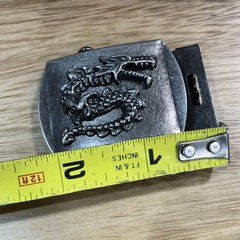 Chinese Dragon Mystical Creature Replacement Slide Dress Belt Buckle