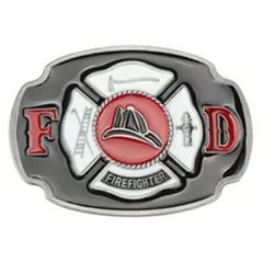 Firefighter Truck Buckle – Fire Trucks Men Buckles Brigade Belt DIY Accessories