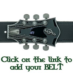 Machine Head Guitar Belt Buckle Tuner Rock Roll Band Metal Biker Enamel