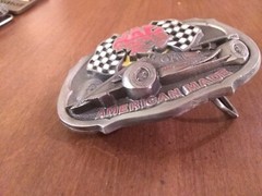 MAC TOOLS RACING #21 Formula 1 Brabham PEWTER 3D BELT BUCKLE