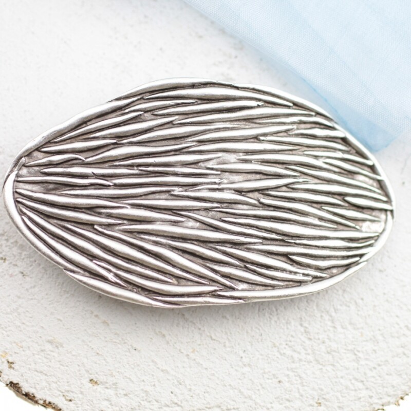 Gürtelschnalle Buckle für Gürtel bis 4 cm Organic Struktur Gürtelschließe
