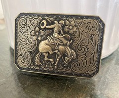 Vintage Bucking Bronco Belt Buckle Rodeo Cowboy Western Ranch Style Gift