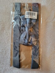 Beautiful Dusty Blue Bowtie & Matching Suspenders Set Wedding Prom Teens Adult