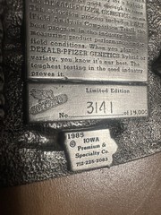Vintage Belt Buckle » Planting Time Iowa » Dekalb Pfizer Genetics Limited Edition.