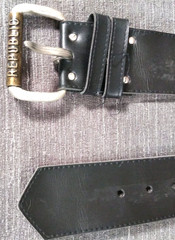 Republic Denim Belt Thick Black