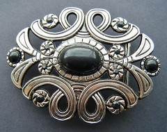 Flower Brooch Belt Buckle Black Flowers Floral Western Boucle de Ceinture