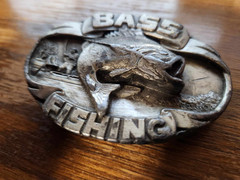 Bass Fishing Belt Buckle
