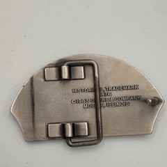 Vintage 1983 John Deere Belt Buckle 1876 Historical Trademark Moline Illinois