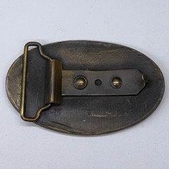 Vintage Coca-Cola Belt Buckle Brass/Bronze Tone Oval 5 Cents At Fountains Mens