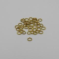 Opened Jump Ring Solid Brass Split Rings 8mm lot