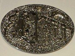 Texas Belt Buckle w/Star, Oil Rig, Longhorn and More American Western Cowboy