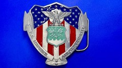United States Air Force Superiority Eagle Great American Products Belt Buckle