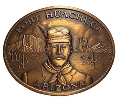 VTG Belt Buckle Fort Huachuca Arizona 11th Signal Group Reenlistment Ltd Edition