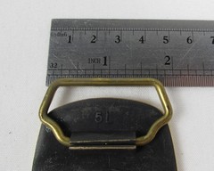1989 Snap-on Tools Solid Brass Box Truck Drivin Proud Belt Buckle BTS SSX-1313