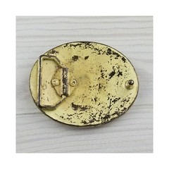 Dark Brass Floral Ornament Belt Buckle Costume – Boho Retro Metal Buckle