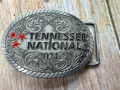 Tennessee National 2024 4th Place U21 Women&rsquo;s Enduro Trophy Award Belt Buckle