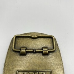 VTG 1996 Handyman Club Of America Life Member Belt Buckle Trucker Brass 3×2.5”