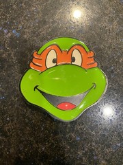 Teenage Mutant Ninja Turtles Michelangelo Happy Face Enamel Belt Buckle