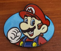 Mario Super Mario Bros. Belt Buckle Nintendo Enamel