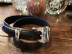 Pat Areias Sterling Silver James Reid Style Belt Buckle 33-35-1.3/8-1”✅nu