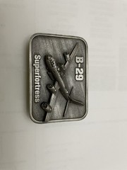 B – 29 Super fortress Pewter Belt Buckle