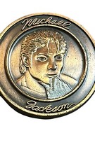 Vintage Michael Jackson Belt Buckle Glittering Glove Fits 1 1/4&Prime; Belt 1984