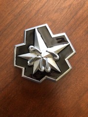 Sea Monster Paw Claw Star Black Metal Unisex Men’s Belt Buckle