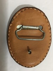 Leather Belt Buckle Dog Unbranded English Welsh Terrier Dog Lover Belt Buckle