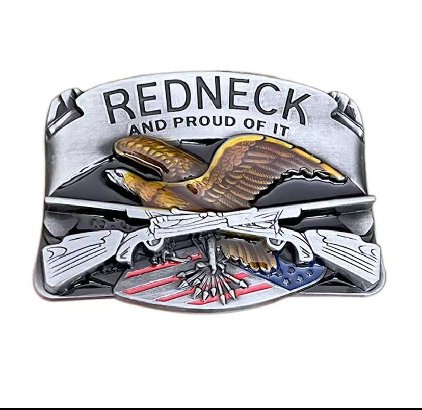 #Redneck Belt Buckle Yes, For Real Wear With Pride Ships From USA