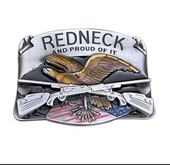 #Redneck Belt Buckle Yes, For Real Wear With Pride Ships From USA