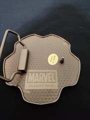 Marvel The Punisher Bullet Barrel Belt Buckle Silver Glow In Dark New w/o Tags