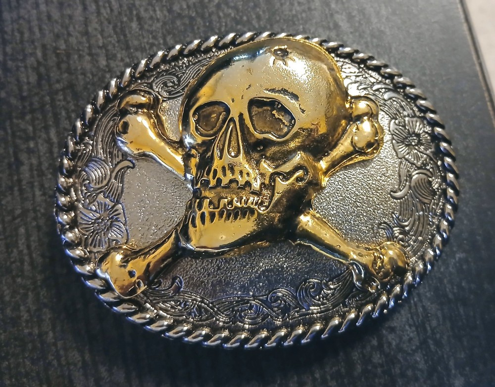Belt Buckle Skull Skull