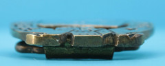 VTG 70s/80s Reno Nevada Casino Dice Cards Vegas Brass Belt Buckle