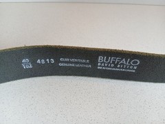 Robbins Jeans Buckle? Belt Buffalo David Bitton/ Canada Size 40