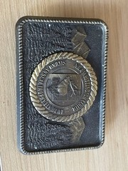 Vintage NRA National Rifle Assoc Whittington Center 2nd Elk Hunt NOS Belt Buckle