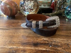 Douglas Magnus James Reid Style Sterling Silver Belt Buckle 31-33-1.25/.75”✅